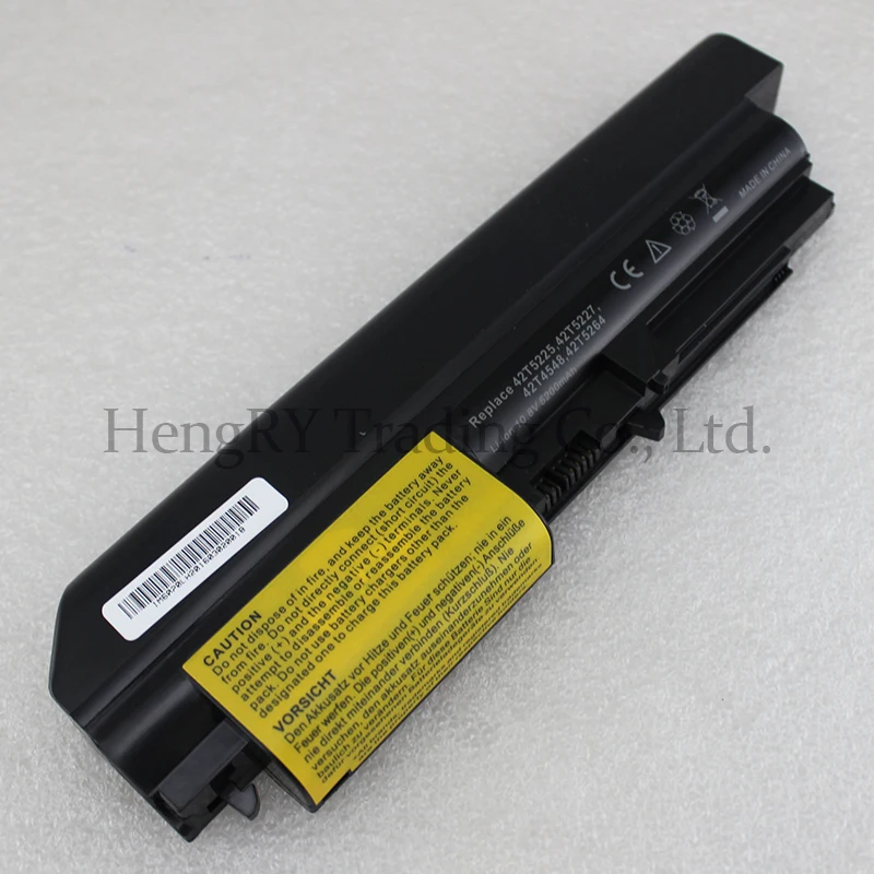 HSW Новый 6 ячейный Аккумулятор для ноутбука Lenovo ThinkPad R61 T61 R61i R61e R400 T400 T61p T61u серия (14