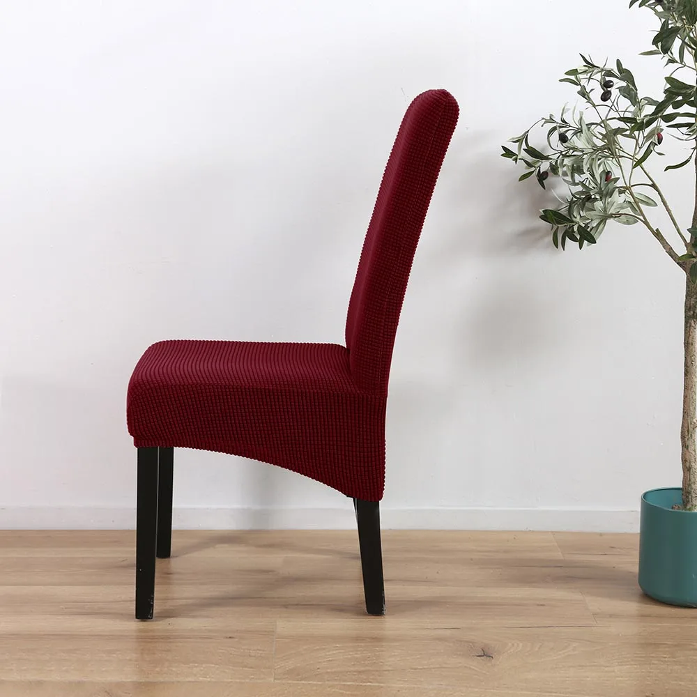 1 шт. дизайн специальный большой чехол на кресло из полиэфира вязание XL высокое заднее сиденье чехлы для стульев обеденная Банкетная - Цвет: 04