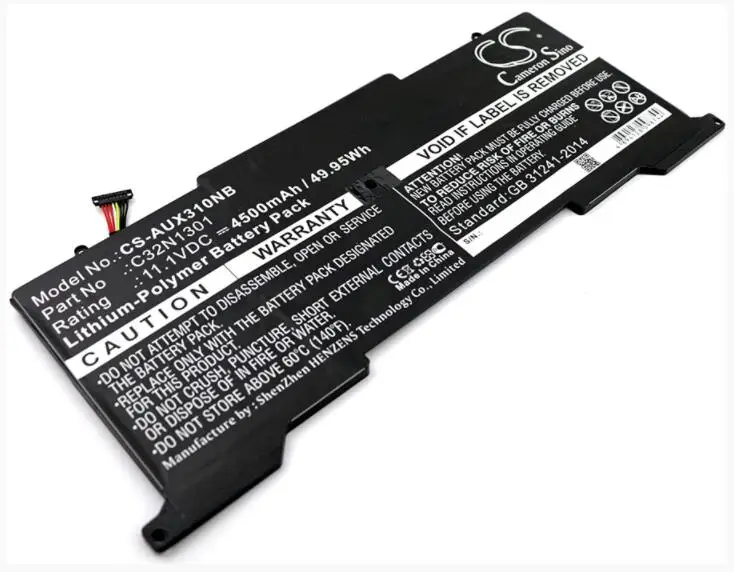 Cameron sino 4500 мАч батарея для ноутбука ASUS UX31LA-0132A4500U 0161A4200U C4018H C4026H C4078H DS71T US51T C32N1301