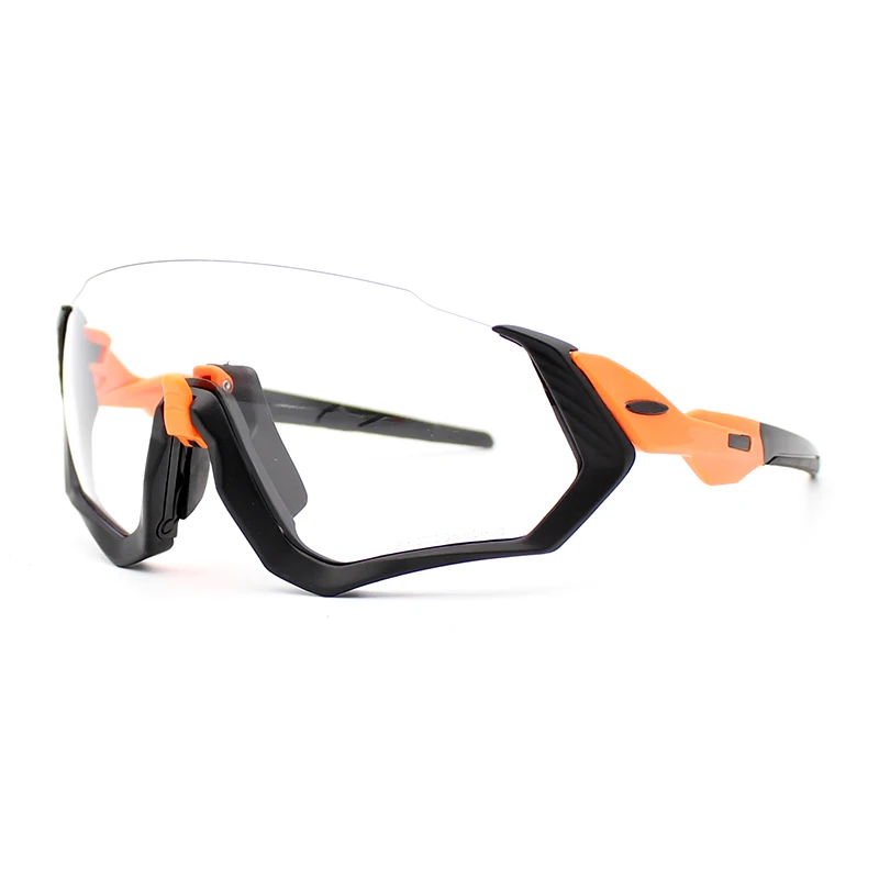 Фотохромные велосипедные очки UV400 Спортивные солнечные очки для верховой езды, бега, Обесцвечивающие очки, мужские и женские очки для горного велосипеда, велосипедные очки - Цвет: Photochromic