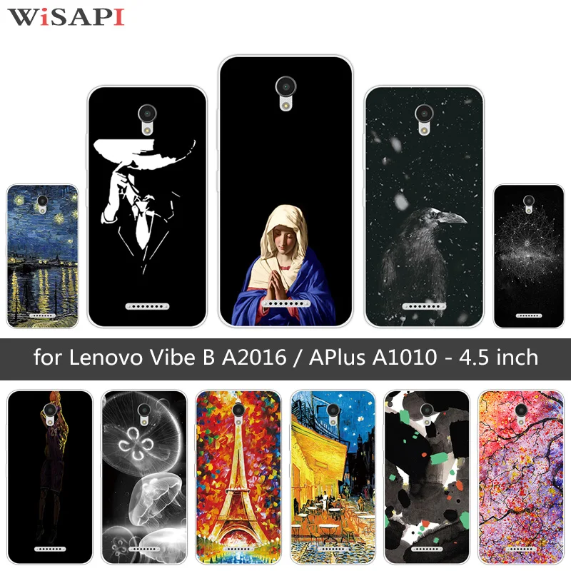 Для Lenovo A1010 A2016 A20 A Plus задняя крышка Мягкий силиконовый чехол для APlus A1010a20 1010 4 5