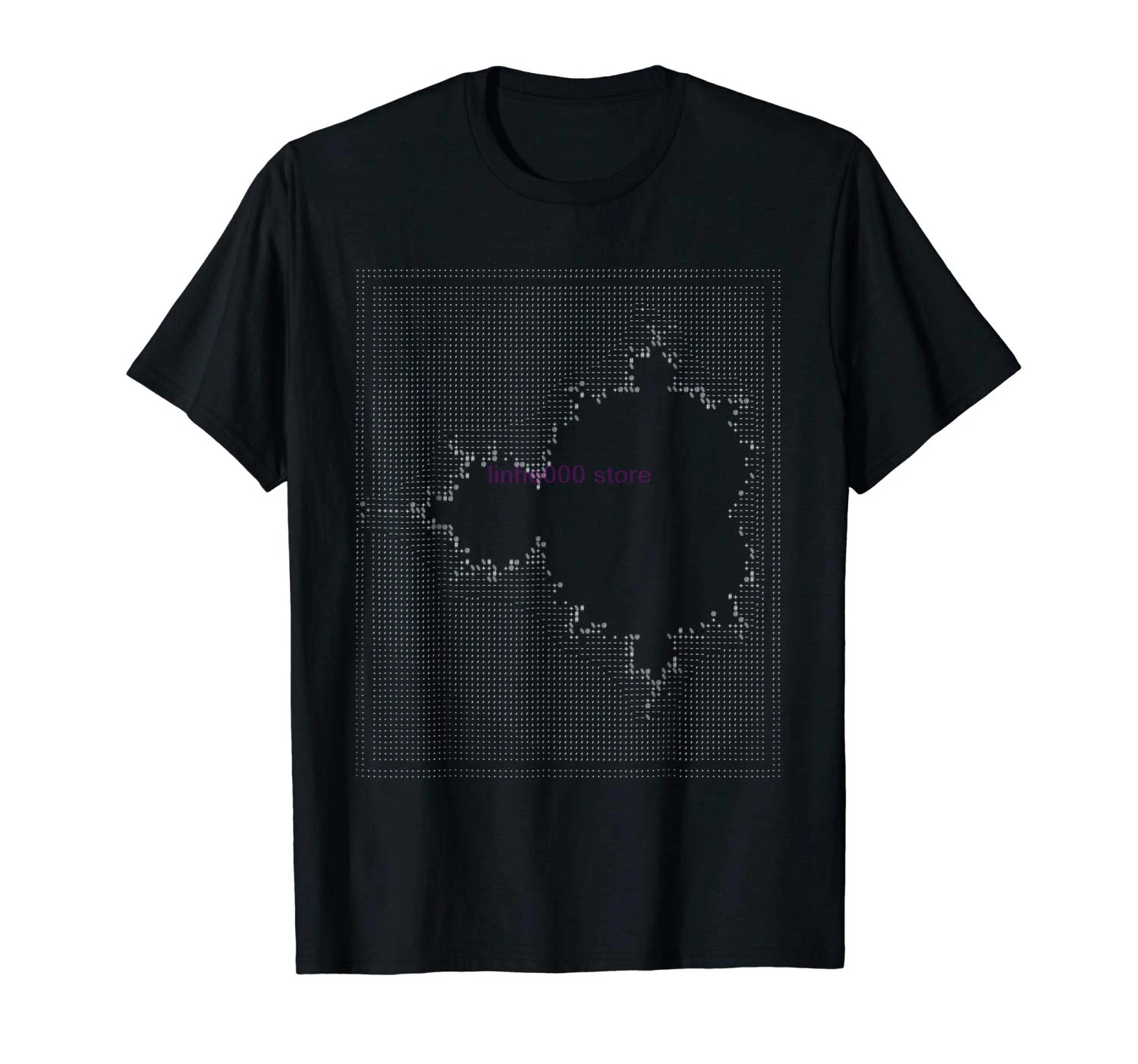 

GILDAN brand men shirt code programer mandelbrot nerd cool pc computer T shirt