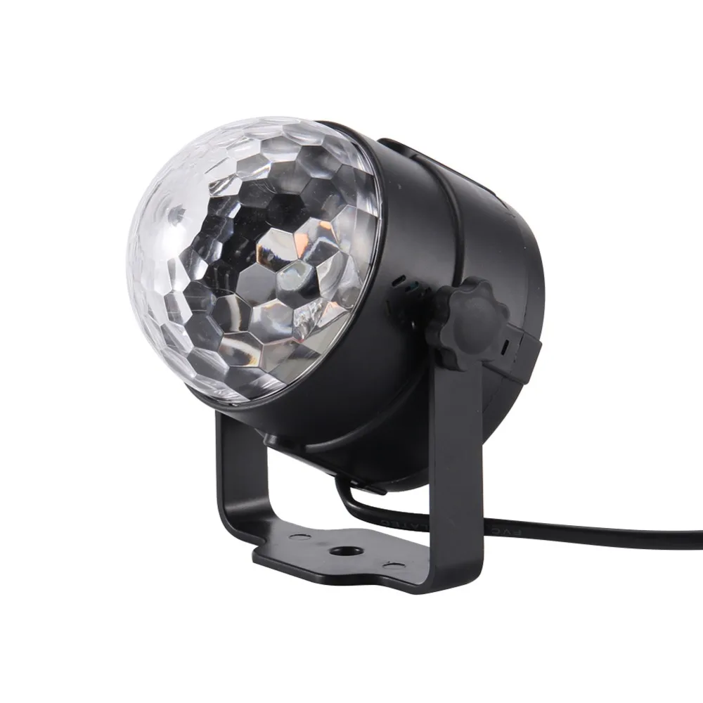 

Stage lighting crystal ball seven colour lantern KTV flash light bar dormitory voice controlled light ballroom laser light