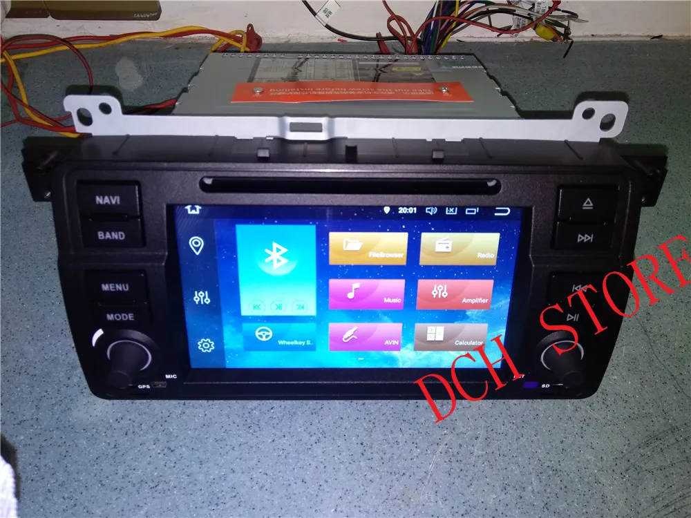 Best 7 INCH Android 9.0 8 CORE octa cor Car dvd player gps navigation For BMW E46 M3 X5 Rover 3 Series RAM carplay 30 EQ RADIO STEREO 16