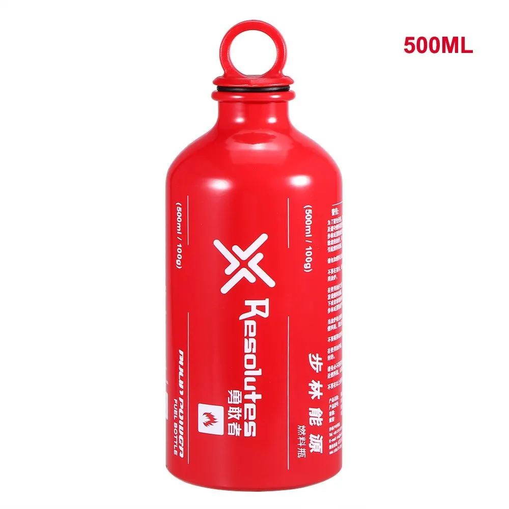 500ml Профессиональный открытый кемпинг Топливный баллон спирт Бензин керосин бутылка для хранения алкоголь газ Топливо может пустая бутылка - Цвет: 500ml