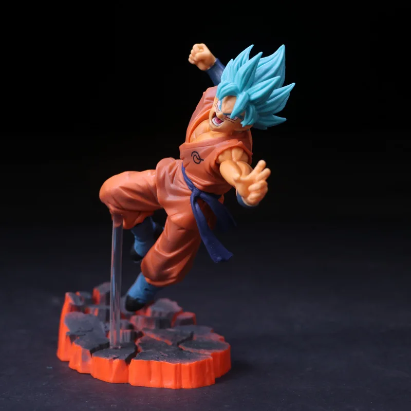Аниме Dragon Ball Супер saiyan Goku ПВХ фигурка Коллекционная модель игрушки куклы 15 см