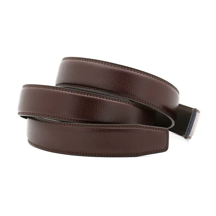 bulliant belt 3.0cm 3.1cm Width Leather Belt Men Without Buckle Mens Belts Luxury Genuine Leather Belt Stap Black Brown 110cm-130cm CE3300 genuine leather belt
