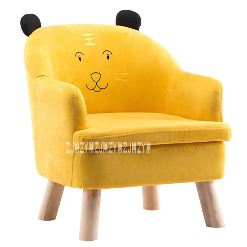 S203 детский ленивый диван животное мультфильм детский диван Съемный Малыш Bean мешок моющийся стул для чтения детская мебель, деревянная рамка - Цвет: M