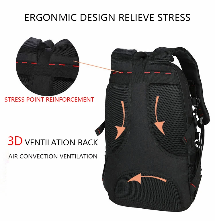 JKBW USB Charging 15.6'' Laptop Backpack Traveling Hiking Backpack Large Capacity Versatile Utility Backpack for Men (14)