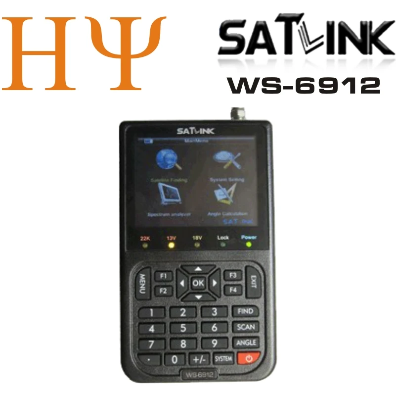 

[Genuine] Satlink WS-6912 DVB-S + DVB-S2 8PSK Real Time Spectrum satlink 6912 ws6912 finder free shipping