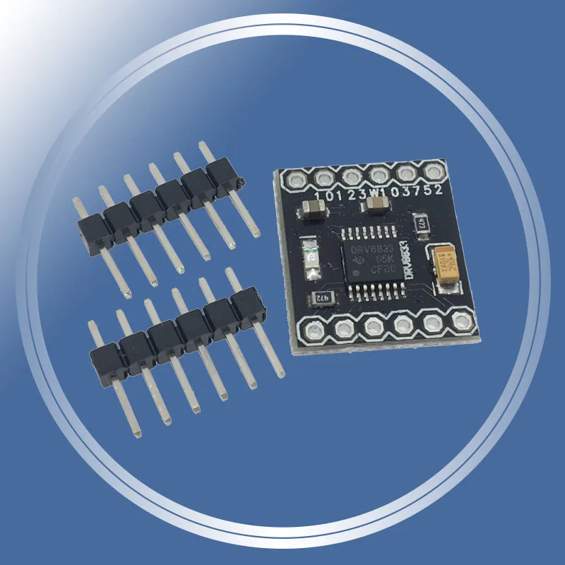

DRV8833 2 Channel DC Motor Driver Module Board 1.5A 3V-10V H-Bridge 4-Wire Step Motor