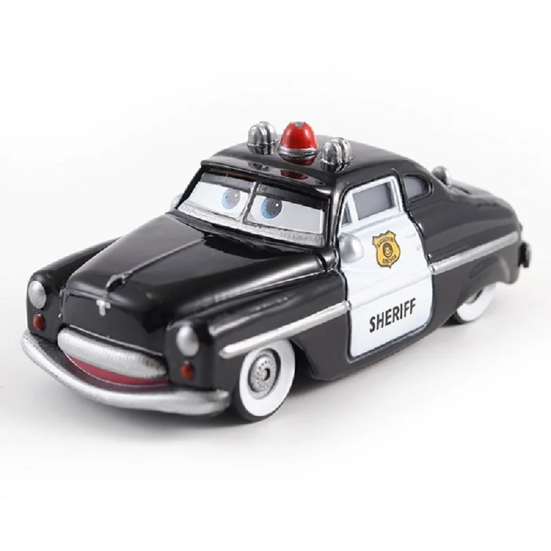 Машинки 3 disney Pixar, полицейские машинки, Молния Маккуин, металлическая литая игрушечная машинка, 1:55, детский подарок - Цвет: 30