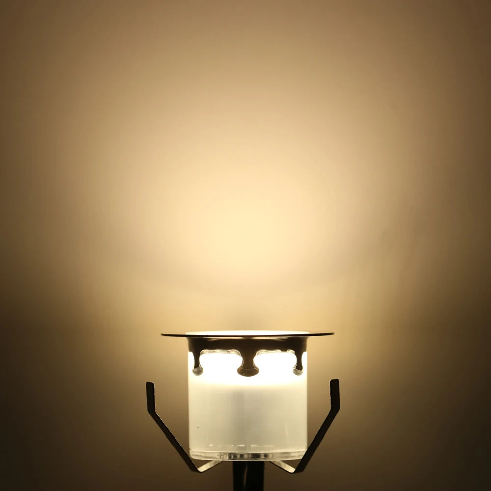 Pces Deck Luzes 6 w 500lm Pequeno Recessed In-ground Underground Ip67 Spotlight Paisagem Decorações Lâmpadas 10 32mm Led 4 spotlight paisagem decorações lâmpadas