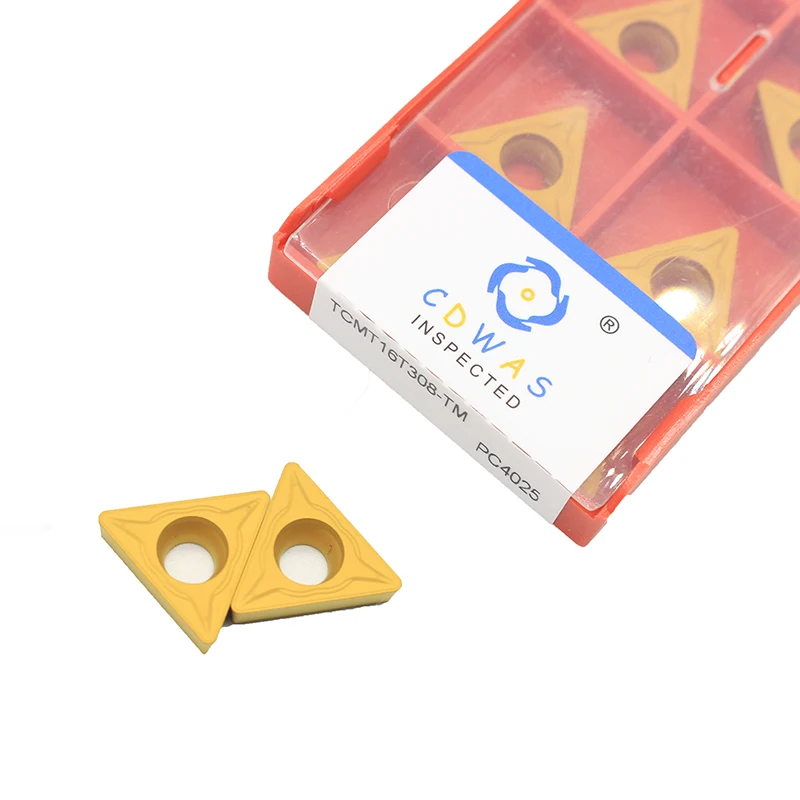 

TCMT16T308 TM PC4025 Carbide insert Internal Turning Tools Lathe cutter Tool turning insert For processing steel parts