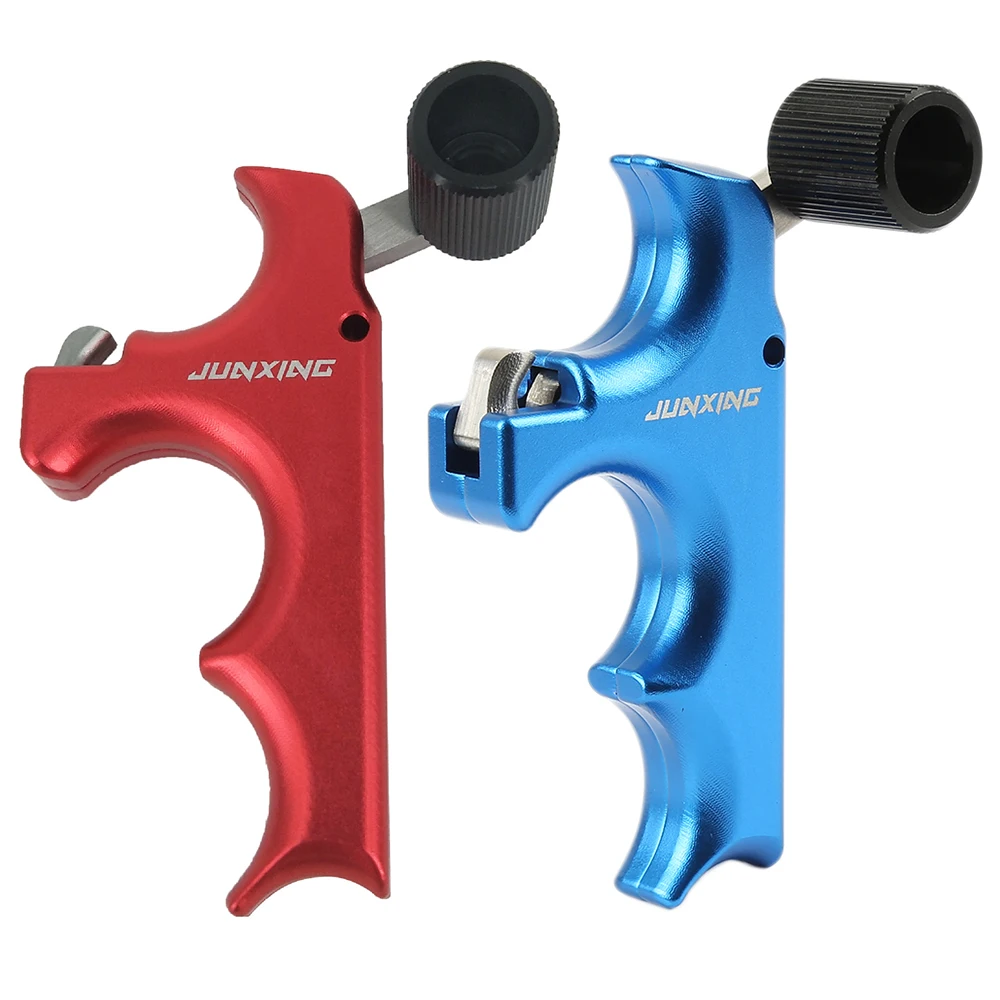 Ourpgone Portable Aluminum 3 Finger Archery Bow Caliper Grip Release