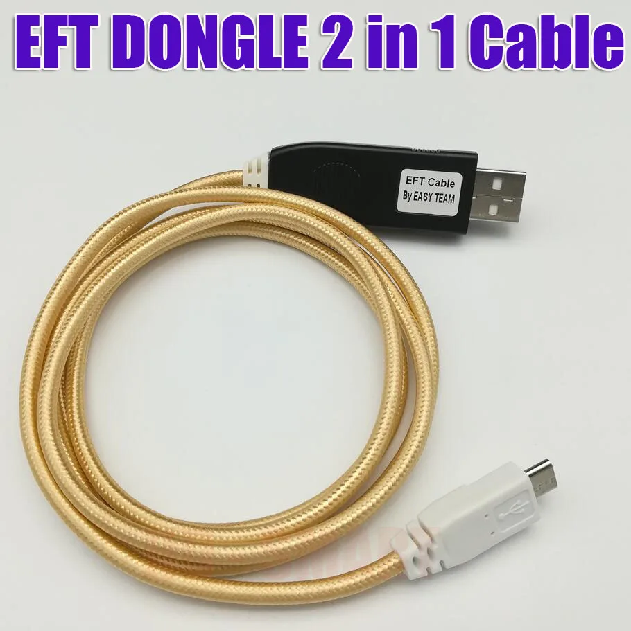 Новинка 2020 оригинальная прошивка EASY TEMA / EFT DONGLE последовательный кабель 2 в 1