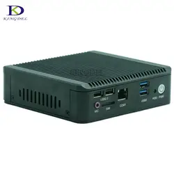 Низкая цена Мощный маленький компьютер безвентиляторное Mini PC Celeron J1800 Dual Core 2 LAN 2.41 ГГц Mini PC Barebone с HDMI + VGA windows7