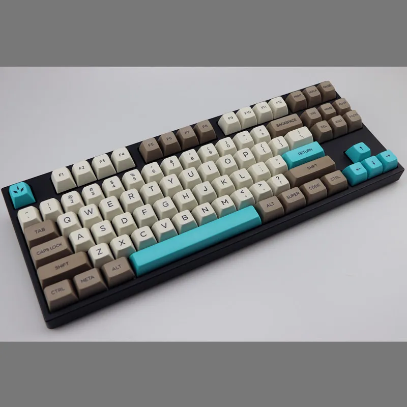Крутой Джаз ретро бежевый 134 ключа SA PBT Keycap сублимационный ключ колпачок Cherry MX