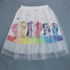 Girls Toddler Skirts Cartoon Unicorn Tutu Pony Horse Icing Anna Princess Printed Lace Little Girl Clothes Kids Long Skirt 1