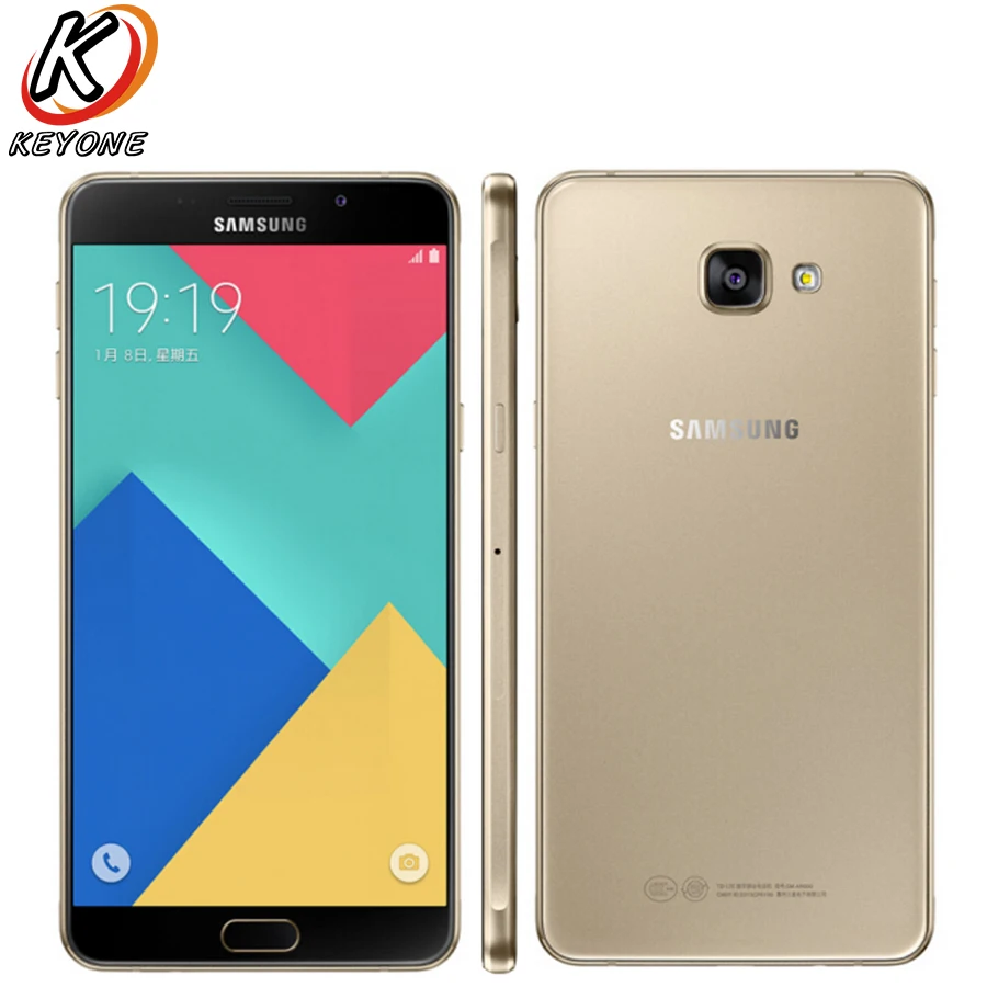 Мобильный телефон samsung Galaxy A9 A9000, 4G LTE, 6,0 дюймов, 3 ГБ ОЗУ, 32 Гб ПЗУ, Восьмиядерный процессор Snapdragon 652, Android, две sim-карты, смартфон