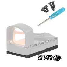 PPT Тактический Red dot крепление среднеквадратичный адаптер пластина крепления оптический прибор для страйкбола для пистолет Glock RMS в красный горошек страйкбола для охоты HS24-0177