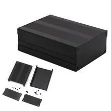 2019 Aluminum Case Box For Circuit Board Electric PCB Shell Shied Enclosure Amplifier 1 piece 40 50 200mm black powder coating aluminum amplifier enclosure extruded box szomk aluminum case gps control enclosure