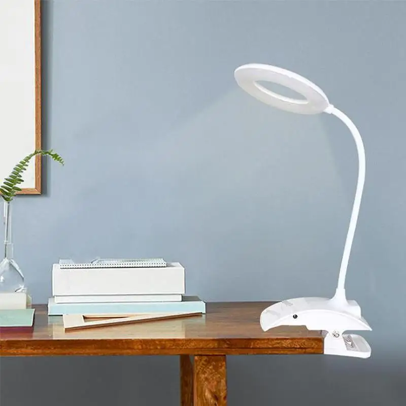 

LED Book Lights Creative Clip Folding Table Lamp USB Rechargeable Touch Sensor Reading Desk Light Eye Protection Nightlight S3