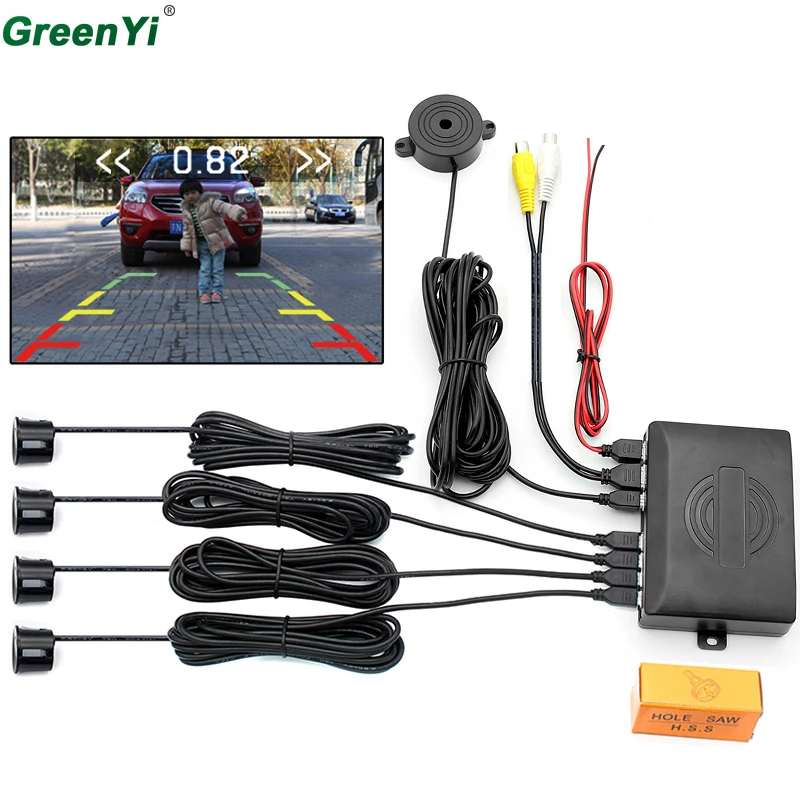 Buy DC12V Dual Core CPU Car Video Parking Sensor