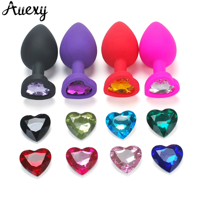 Анальная пробка AUEXY Erotik Gode секс игрушки силиконовый зад массаж вагины