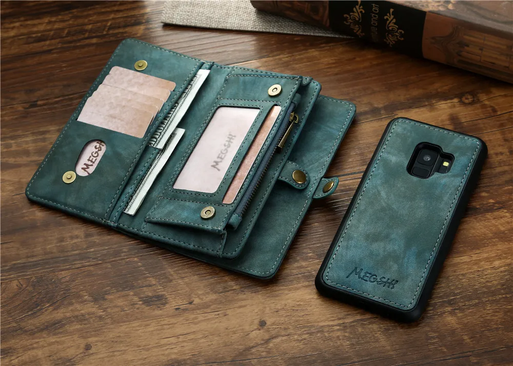 Роскошный кожаный чехол-бумажник с откидной крышкой на магните Бизнес чехол для телефона для samsung S10 S10E S9 S8 NOTE9 S10 плюс J3 J7 A30 A50 S10 5G