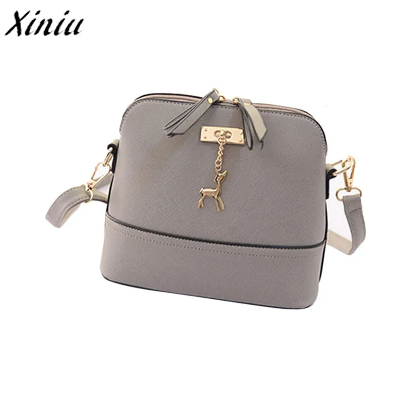 

Fashion PU Leather Shoulder Bag Women Messenger Bags Vintage Small Shell Leather Handbag Casual Bags Ladies HandBags Clutch Bag