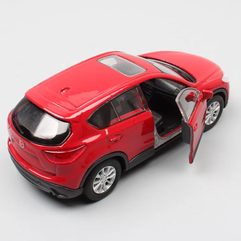 Children's 1:36 Welly Mazda CX-5 CX5 SUV cars miniature Diecasts & Toy Vehicles modeling pull back toys for boys scale products