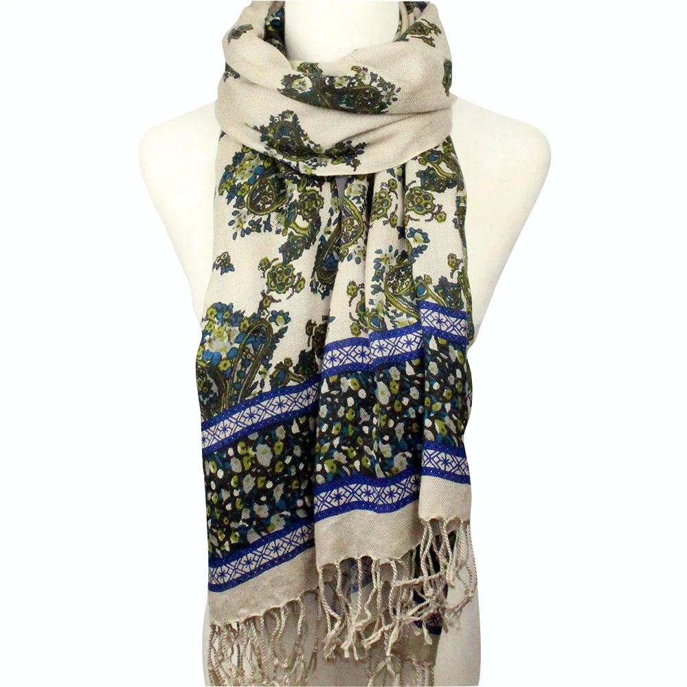 New Design Cotton Linen Women Vintage Oversized Shawls and Scarves Wrap