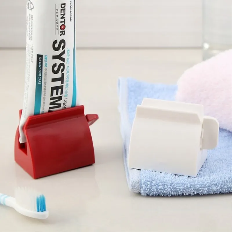 

1PC Rolling Tube Tooth Paste Squeezer Toothpaste Dispenser Multifunctional Plastic Cream Tube Squeezing Dispenser Organizer