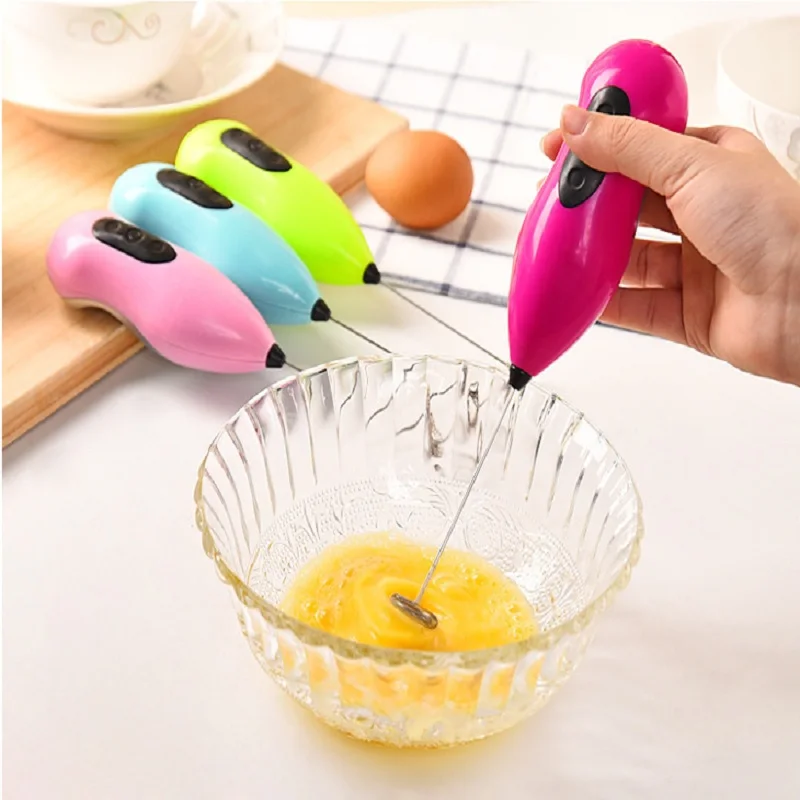 

Milk Drink Coffee Whisk Mixer Electric Egg Beater Frother Foamer Mini Handle Stirrer Practical Kitchen accessories Cooking Tool