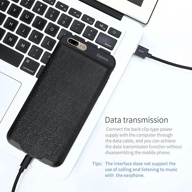 Baseus Battery Charger Case For iPhone 6 6s 7 Plus 2500/3650mah Power Bank Case Ultra Slim External Backup Battery Charging Case