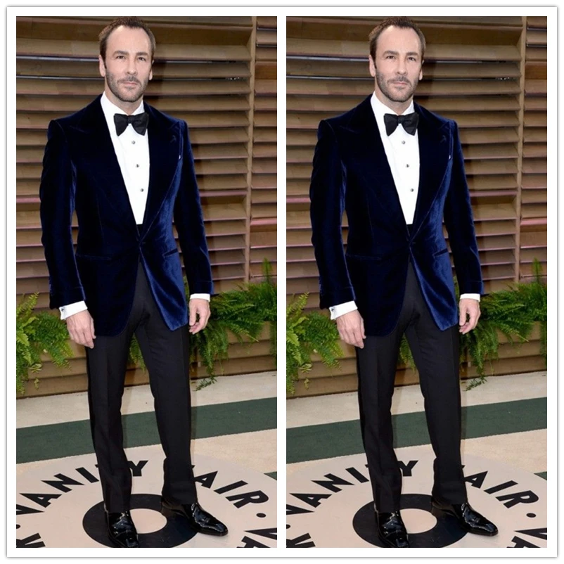 mens velvet suit pants