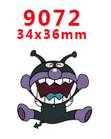 9072 30 шт мультфильм персонаж плоское украшение из смолы PR 9030 - Цвет: 9072