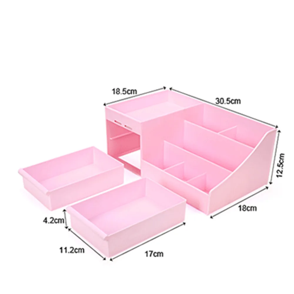 

Cosmetic Storage Box Drawer Desktopplastic Makeup Dressing Table Skin Care Rack House Organizer Container Mobile Phone Sundries