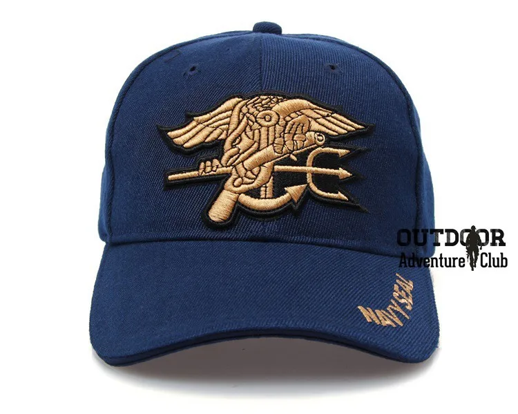 Темно-синяя армейская бейсбольная кепка, мужская повседневная тактическая Кепка Militar Soldier Snapback s, регулируемая модная кепка для путешествий, велосипеда, солнцезащитная Кепка унисекс