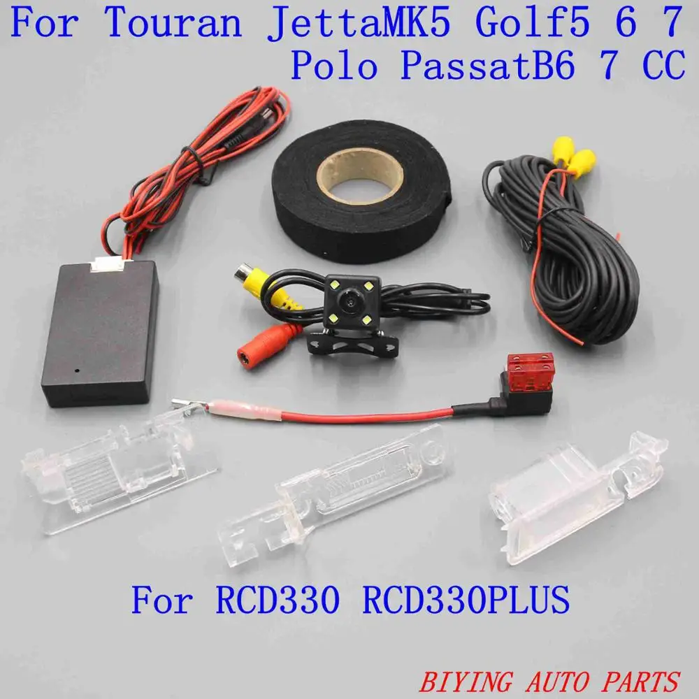 Высокое качество! RCD330 PLUS MIB AV камера заднего вида для VW Golf 5 6 7 JETTA Mk5 MK6 TIGUAN Passat B6 B7 CC TOURAN POLO - Название цвета: For Golf 6