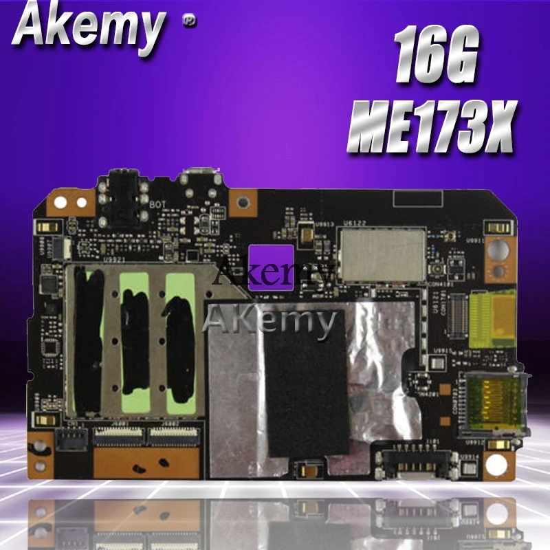 

Akemy ME173X Tablet PC motherboard For Asus ME173X ME173 ME17 Test original mainboard 16G