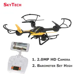 Skytech tk107w 2.4 г 4ch 6 оси гироскопа Wi-Fi FPV-системы в реальном времени Безголовый высота режим удержания Радиоуправляемый квадрокоптер вертолет