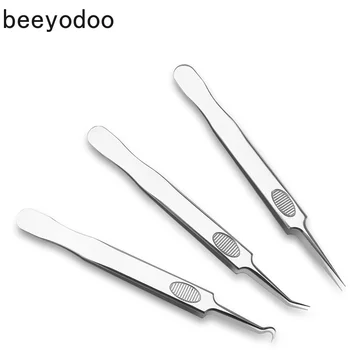 

Stainless Steel Mini Ance Tweezers Spot Comedone Machine Set Pimple Removal Blackhead Remover Blemish Extrator Tool for Face