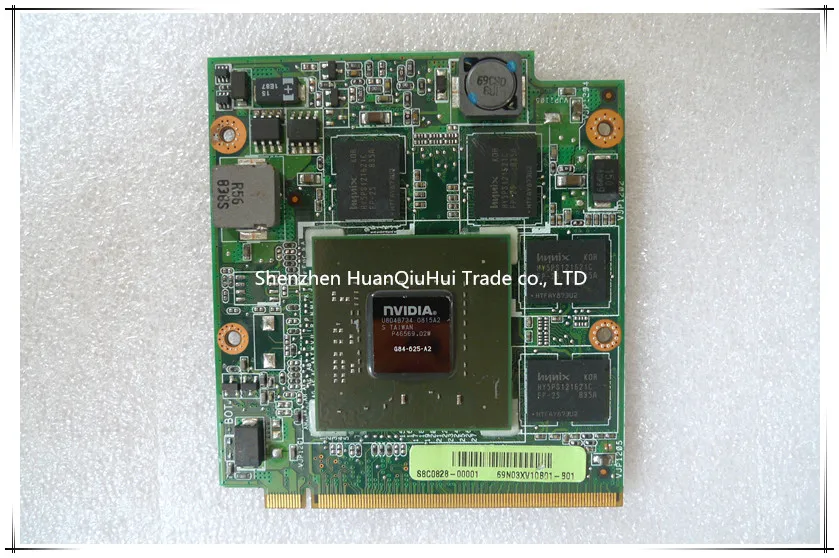  Original nVidia Geforce 9500 9500M GS G84-625-A2 DDR2 512MB Video VAG Card for Asus M50 M50SV X550SV F8SN F8SG Notebook Laptop 