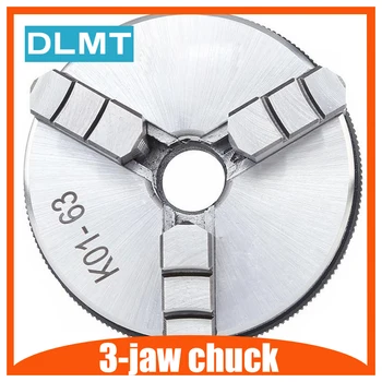 

K01-63 3-jaw chuck 63mm 2.5 inch linkage,machine tool accessories,manual chuck threaded hole fou mini lathe woodworking