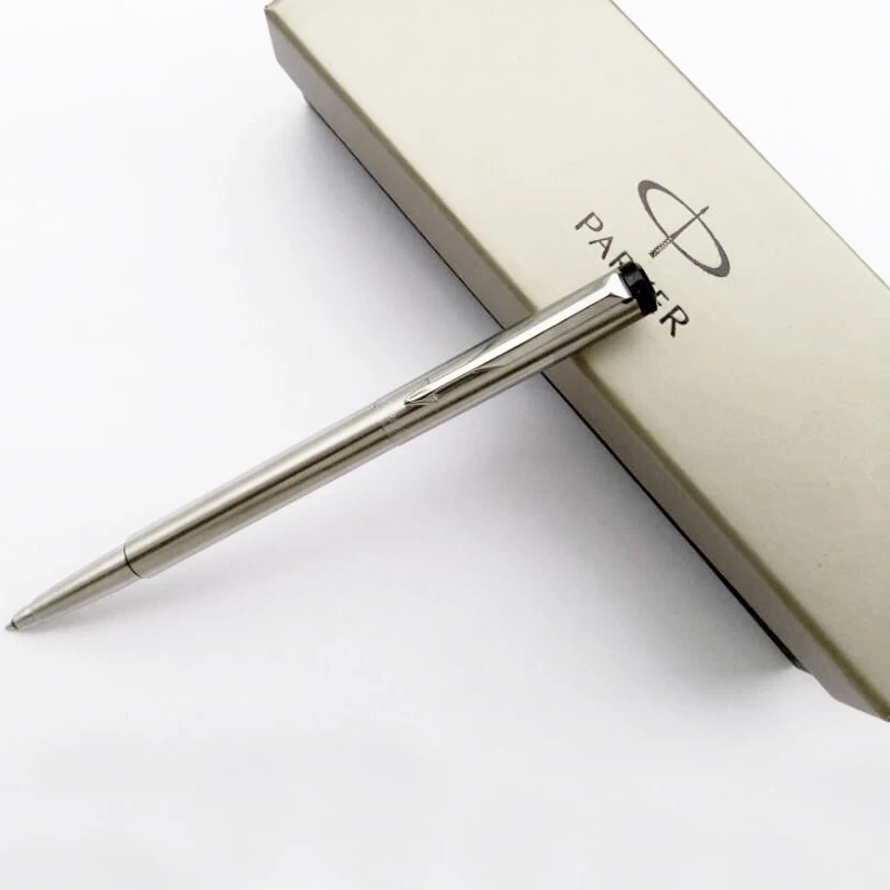 

Metal Silver Brand Parker Roller Ball Pen for Business Writing Canetas Office Supplies  Free shipping 273