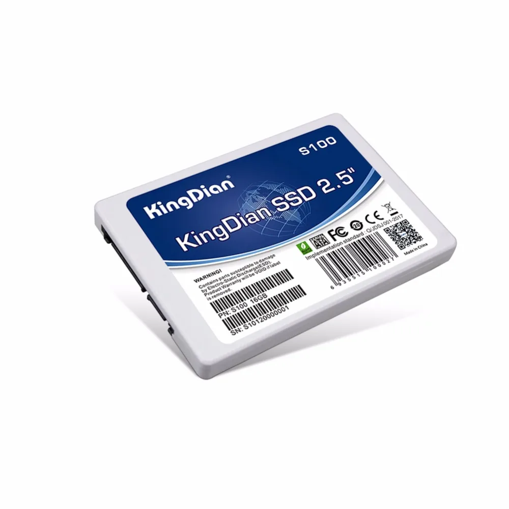 KingDian 2,5 SATA SATA2 SATA3 SSD наиболее конкурентоспособные серии S100 16 Гб оперативной памяти, 32 Гб встроенной памяти, 60 ГБ 120 S280 240 ГБ 480 ГБ SSD