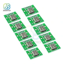 10Pcs Mini USB Female Socket to DIP Board Pitch 2.54mm 5PIN 5p Connector Converter Adapter цена 10Pcs Mini USB Female Socket to DIP Board Pitch 2.54mm 5PIN 5p Connector Converter Adapter цены онлайн