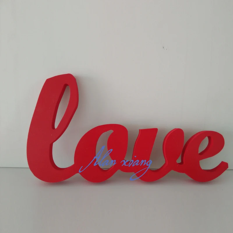 

Wooden Word Letters Free standing "LOVE" Wedding Home Wall Door Decoration Art